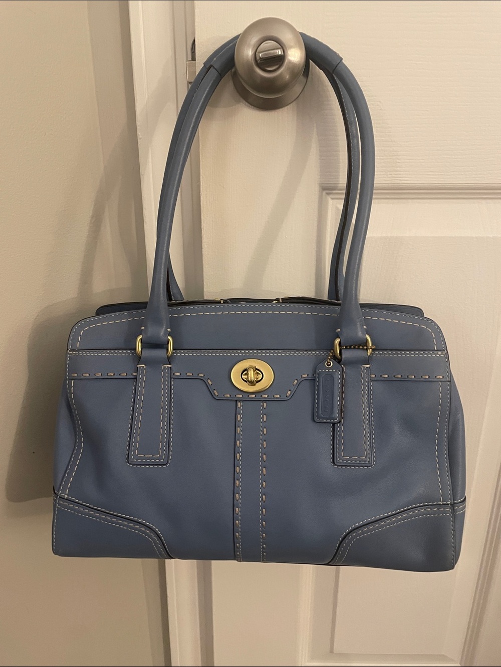 Coach Vintage Hamptons Leather Large Satchel Style 11540